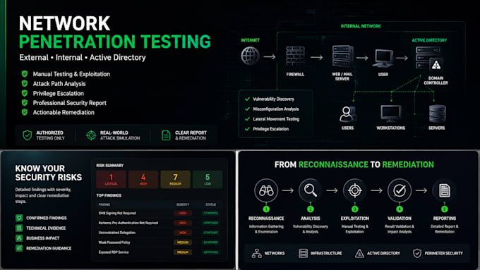perform penetration testing, vapt and security assessment