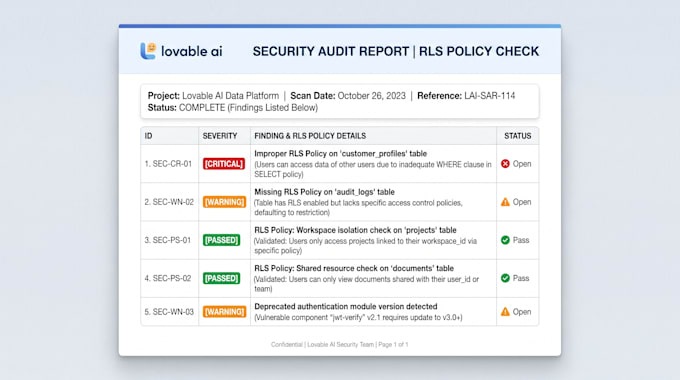 secure your lovable or bolt vibe coded app and fix supabase keys