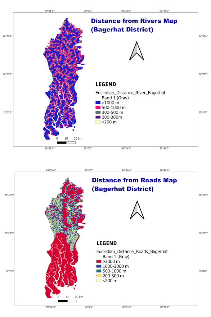 do gis mapping and remote sensing analysis using gee, arcgis and qgis