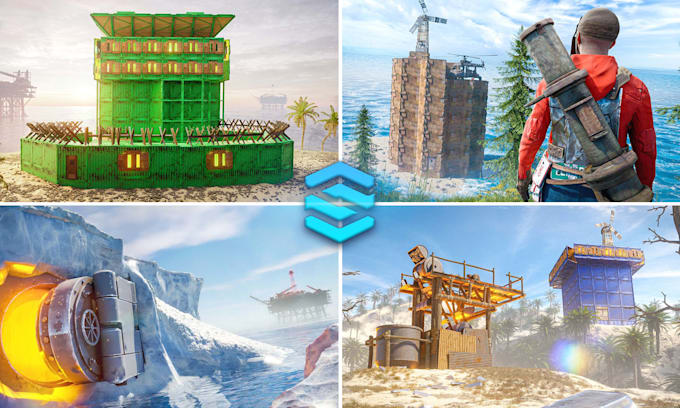 do professional 3d rust design high quality thumbnail