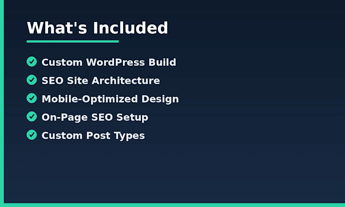 build a wordpress site optimized for search engines
