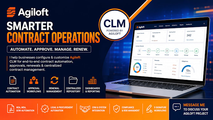 do agiloft contract lifecycle management legal contract automation crm workflow