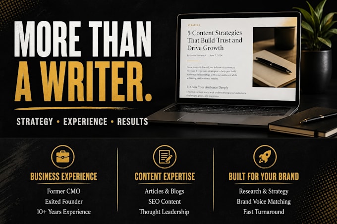 write professional articles and blog posts