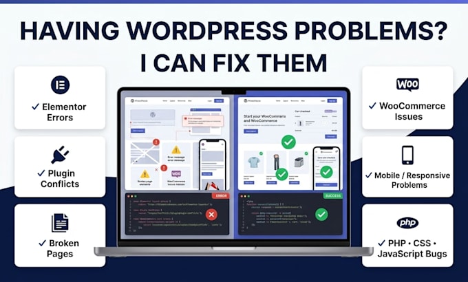fix wordpress elementor and woocommerce issues