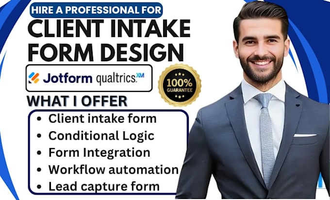 build client intake forms with workflow automation and integration using jotform