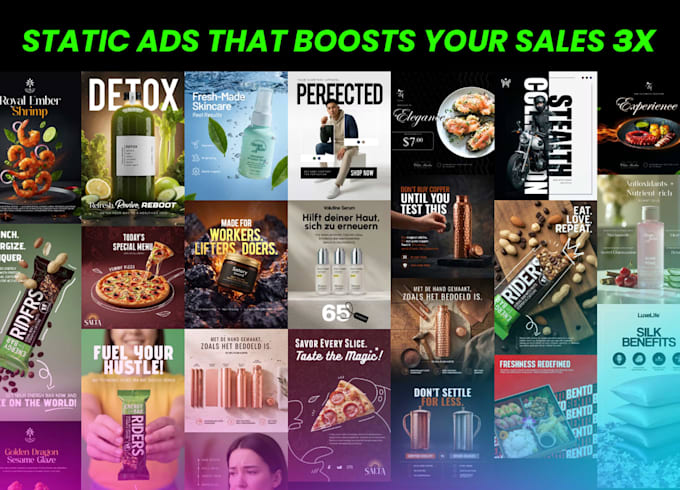 design high converting static ads and meta ad creatives