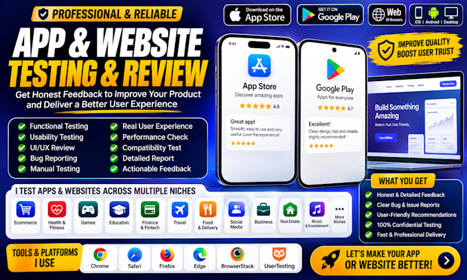 do app reviews app testing website review website testing qa testing qa