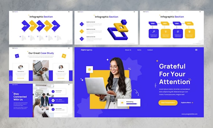 design interactive masterclass webinar pitch deck and powerpoint template slides