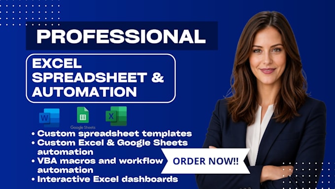 create custom spreadsheet automation for googlesheets excel vba dashboard