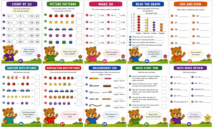 create fun math worksheets and activities for kids