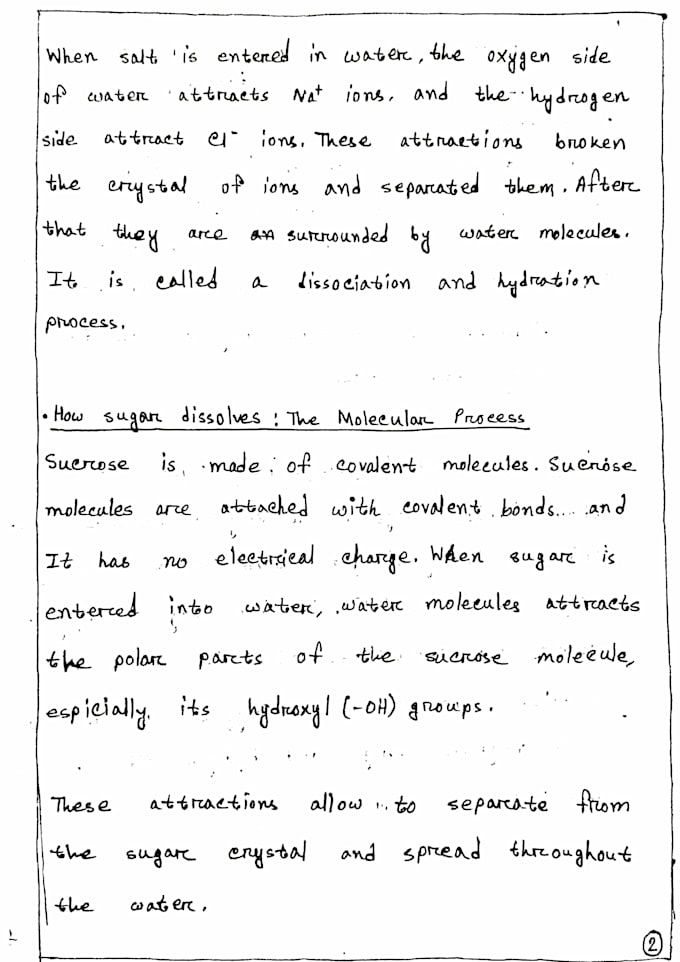 write with a beautiful handwriting
