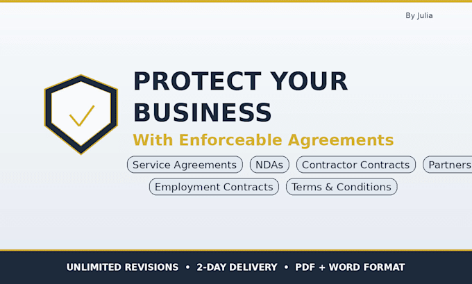 draft a professional contract or business agreement