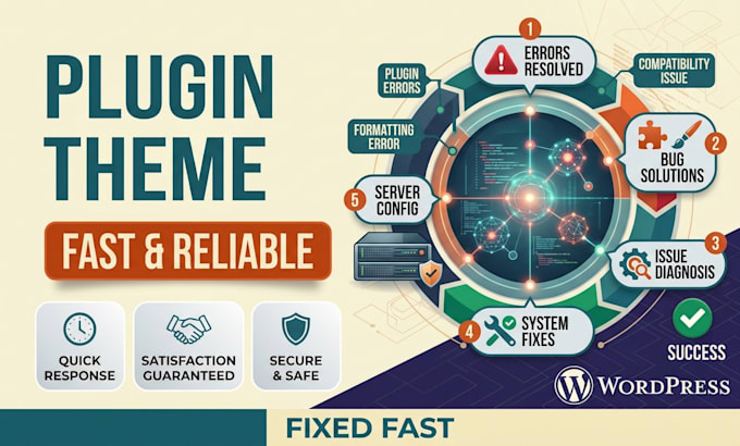 fix wordpress errors, bugs and issues professionally