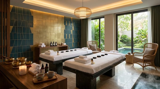 design a professional massage and spa flyer