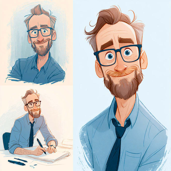 design your cartoon portrait