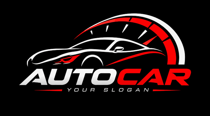 professional car wash auto repair logo design