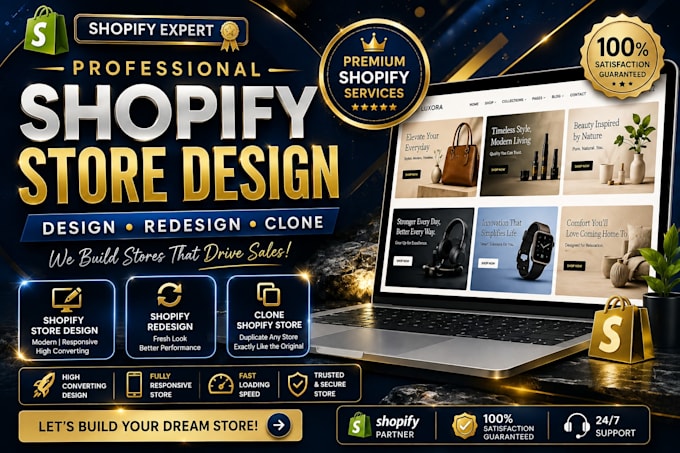 develop a premium shopify store