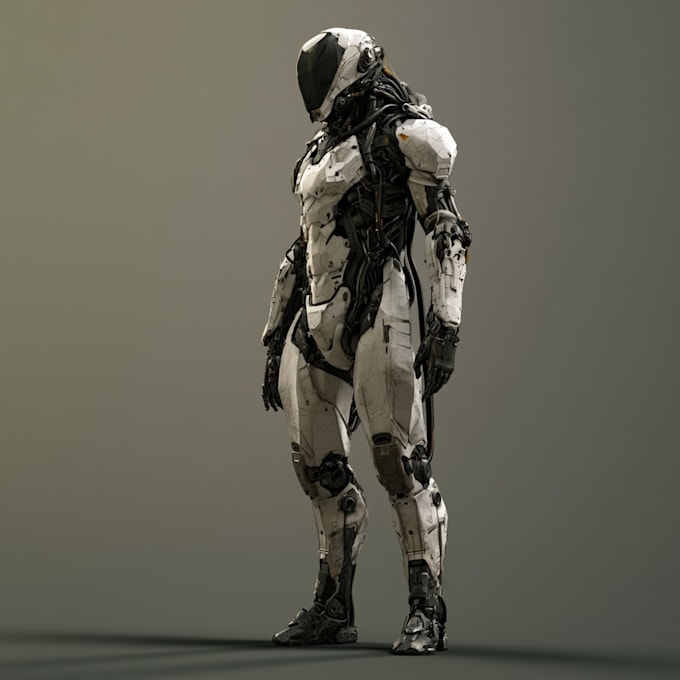sci fi character illustration or sci fi character
