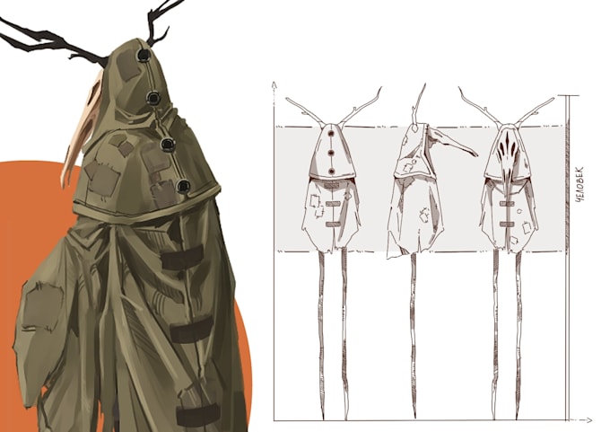 create character concept art and design