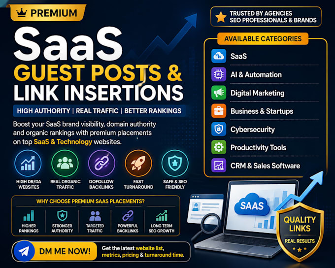 build saas backlinks with guest posts and link insertion