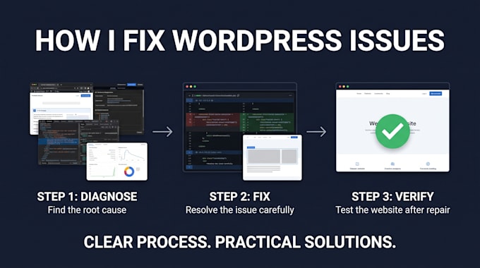 diagnose and fix your wordpress bug or critical error