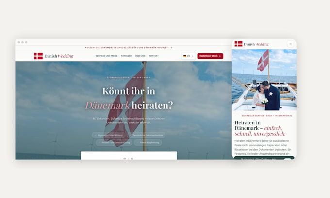 design your german business website, hand coded and seo ready