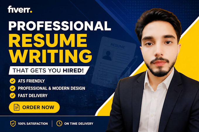 design a professional modern resume CV
