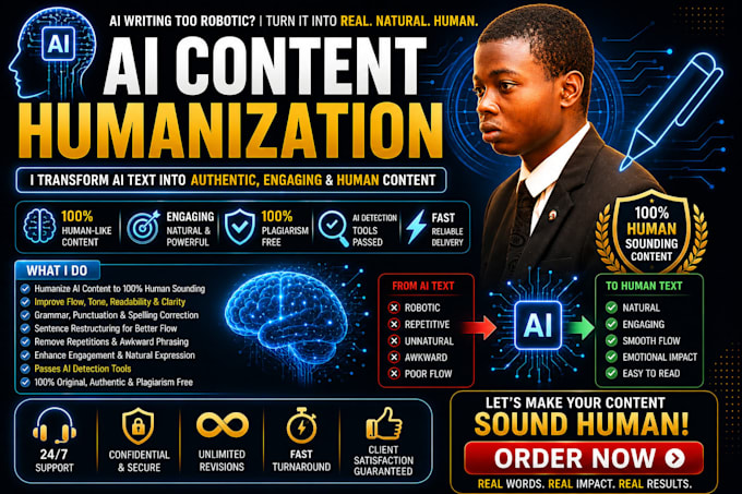 humanize, factcheck ai content, pass ai detection for blogpost, article, website