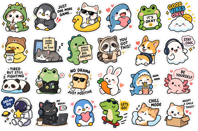 sell very cute stickers