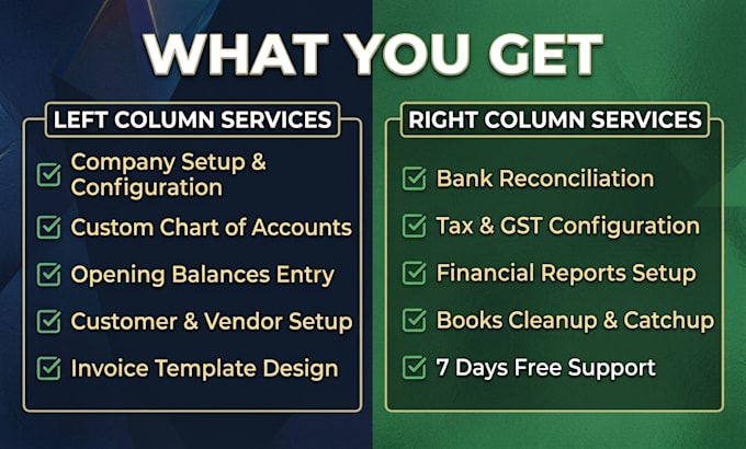 do quickbooks setup, cleanup, monthly bookkeeping and bank reconciliation