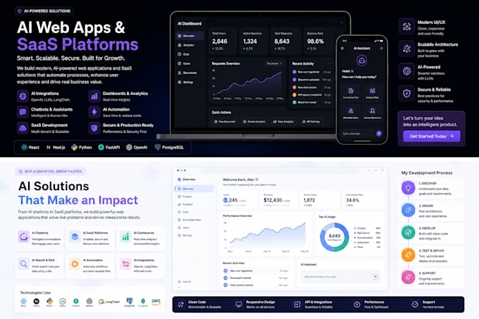 build your ai web app or saas