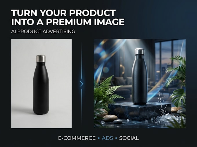 create premium ai product images for ecommerce and ads