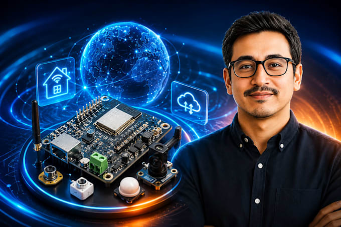 design iot devices with esp32 pcb and embedded firmware