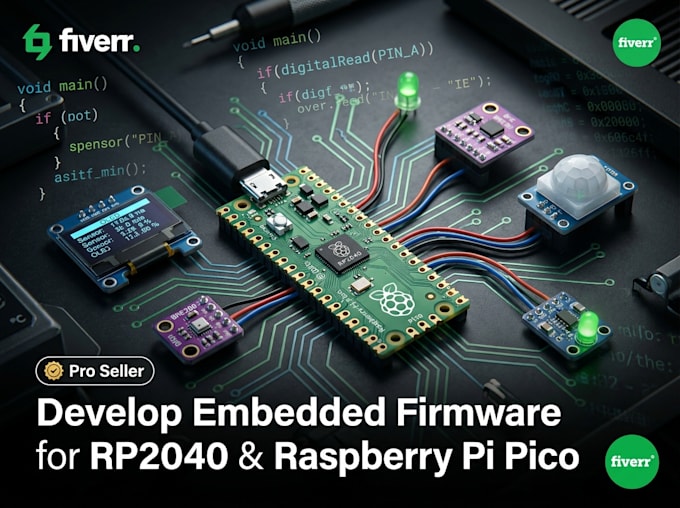 develop embedded firmware for rp2040 and pico