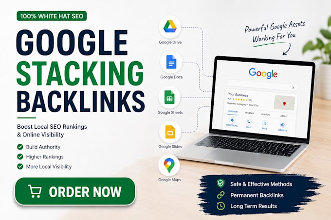 create google entity stacking backlinks for local SEO