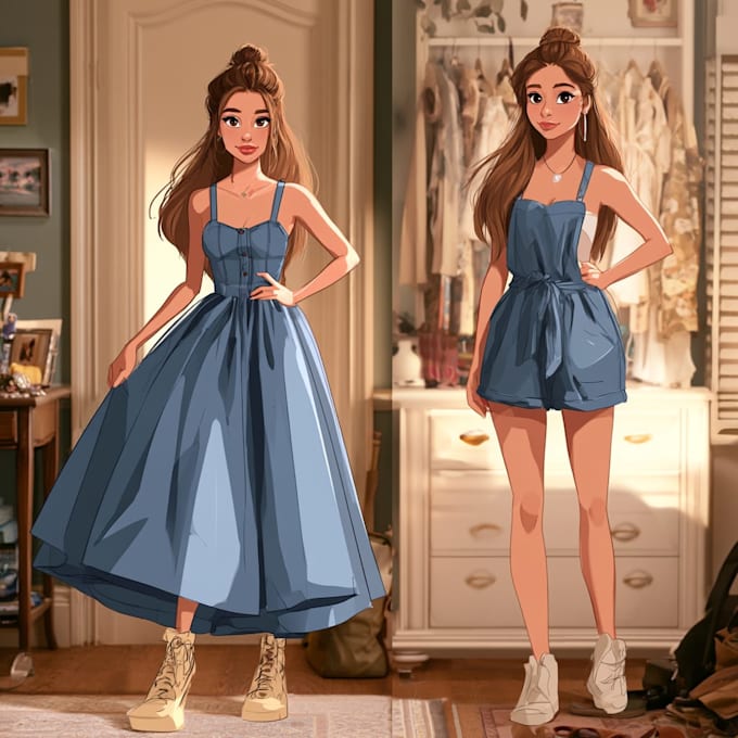 turn yourself into disney cartoon characters