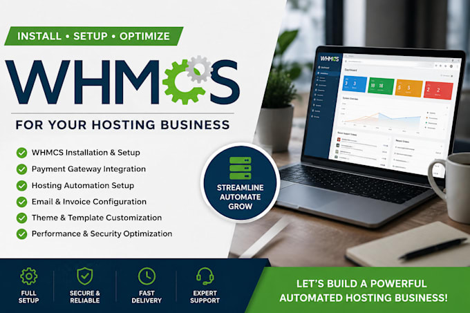 install, setup and optimize whmcs for your hosting business