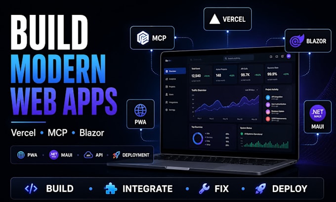 build vercel mcp blazor pwa and maui web apps