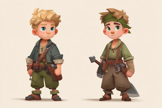 draw 2d game character or 2d game character