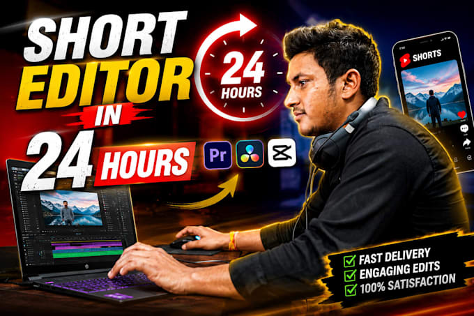 edit shorts video in 24 h