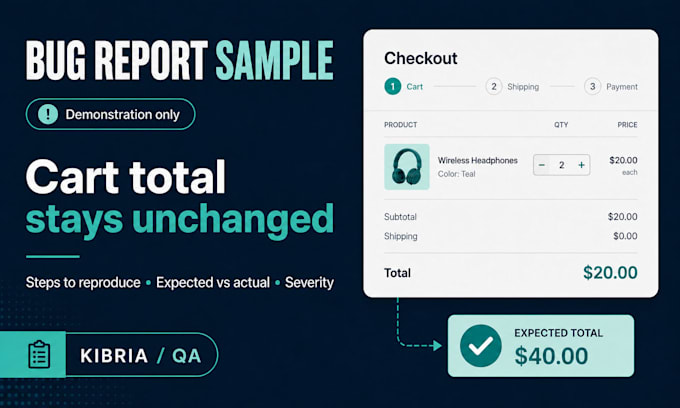 manually test your website or web app and report bugs