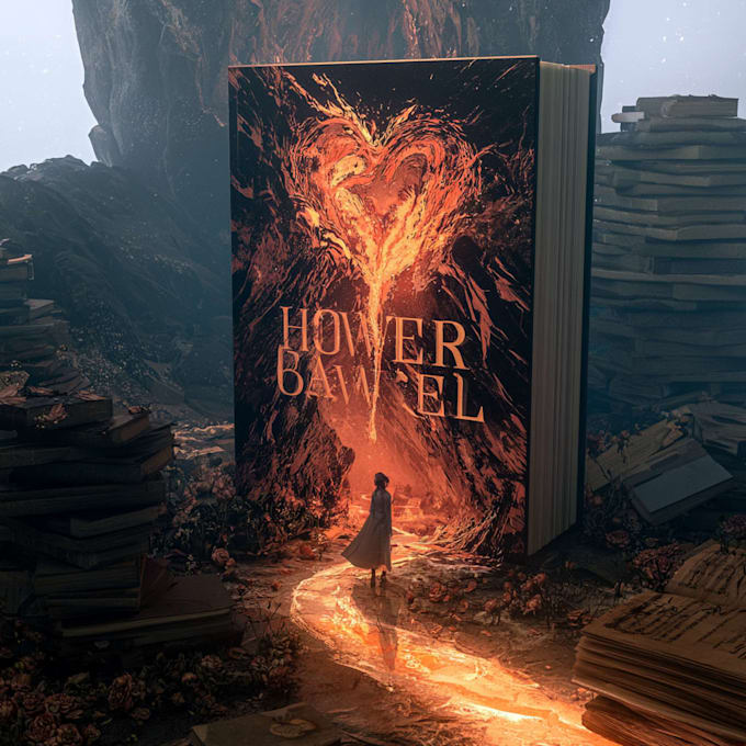 fantasy book cover design or fantasy book cover