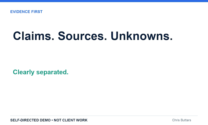 research competitors and create a sourced comparison brief