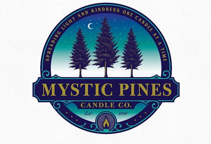 create a beautiful handmade candle logo