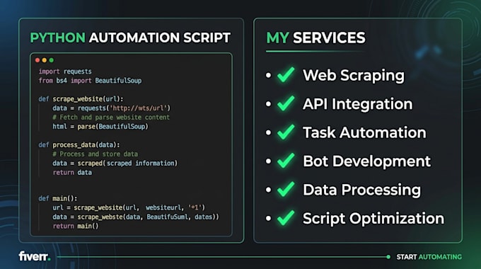 build python bots to automate your business workflow