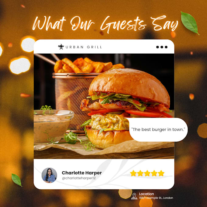 create restaurant social media templates in canva