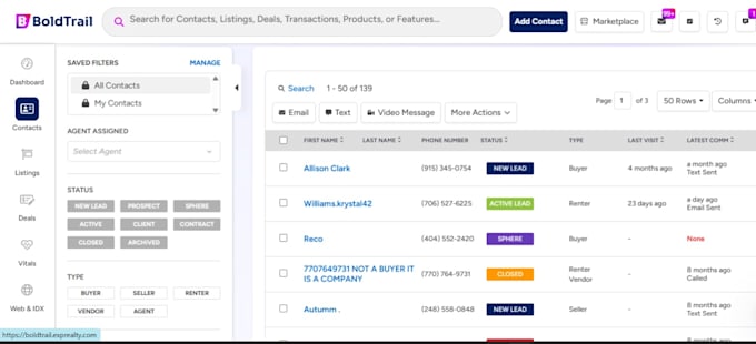 set up your cold email system in instantly, buzz and boldtrail CRM