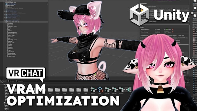 create vrchat avatar, custom avatar edit, optimization quest, pc compatible