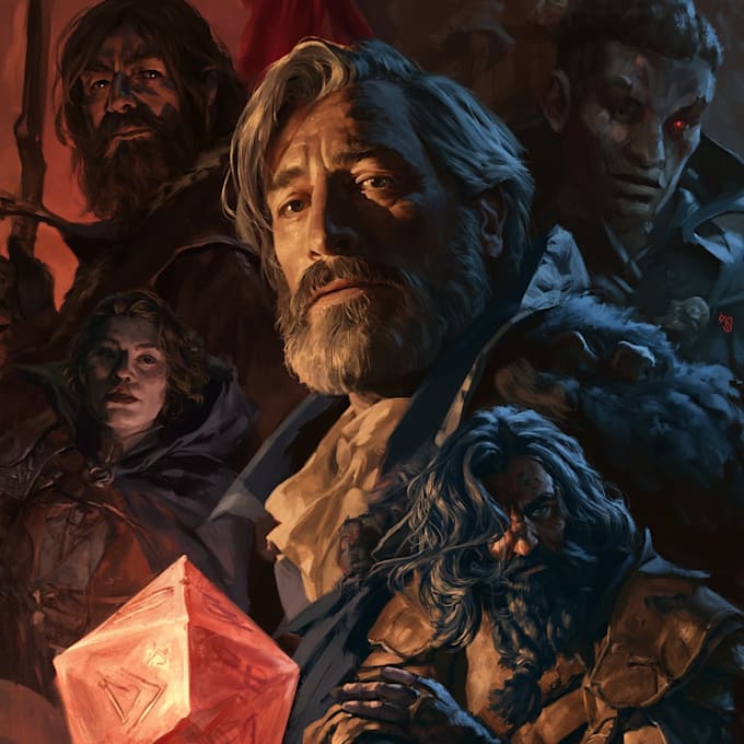 dnd fantasy character and dnd character