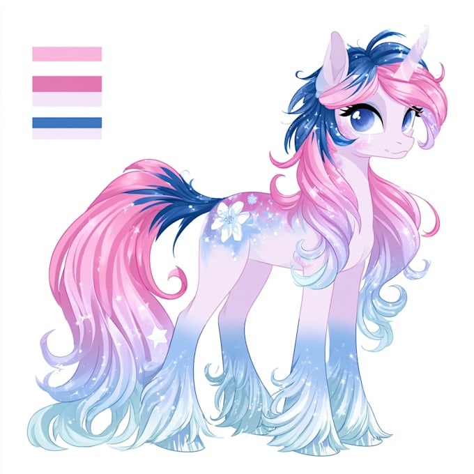 design a unique pony character from your idea